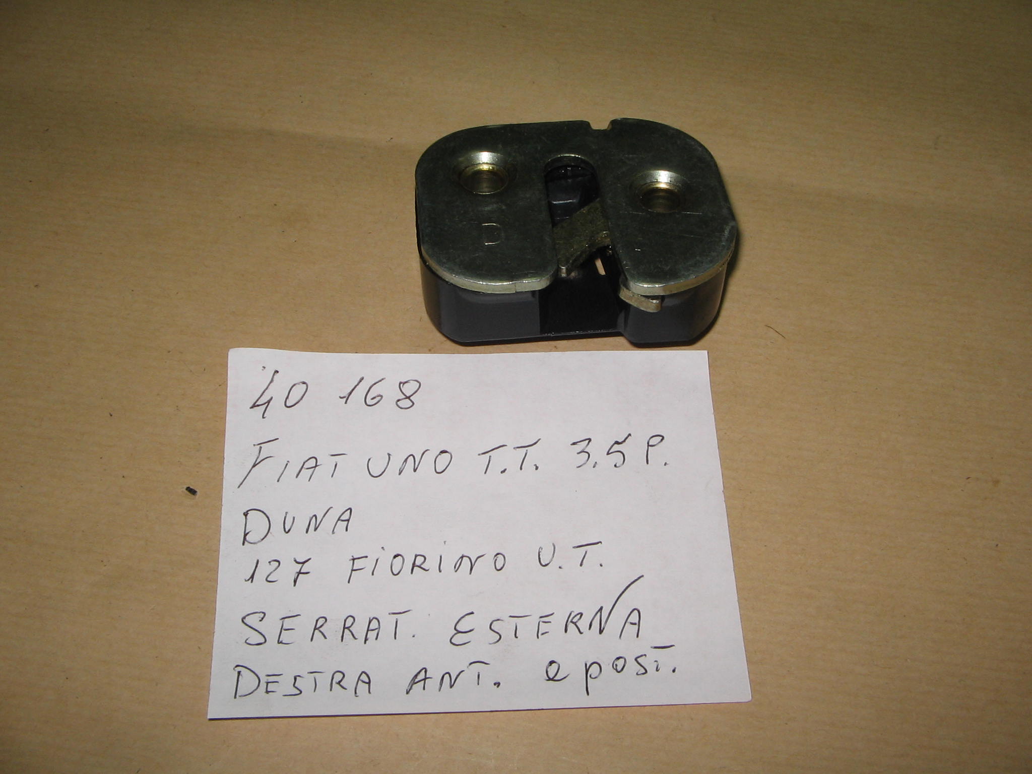 F. UNO, 3/5 P. DUNA- 127 FIORINO UT.-SER. DX ANT E POST N.20658